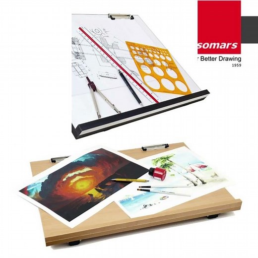 Isomars Drawing Board | Adjustable Drawing Board for Artists, Architects & Engineers