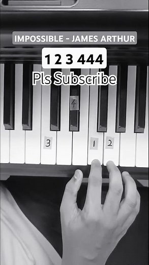 Impossible - James Arthur (Piano Tutorial)