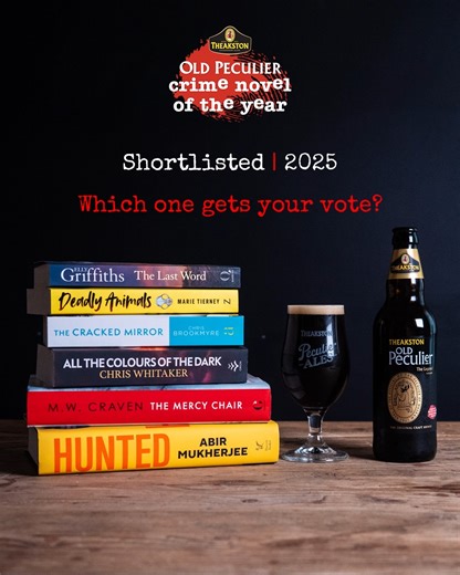 Celebrating the very best crime fiction across the UK and Ireland, help decide who will take home the title of the 2025 Theakston Old Peculier Crime Novel of the Year and vote here: https://www.harrogatetheakstoncrimeaward.com/vote | Waterstones