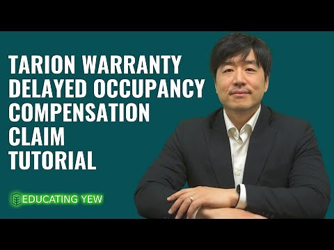 Tarion Warranty Delayed Occupancy Claim Explained.