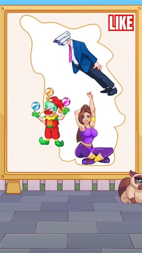 Pose to Hide - Tricky Puzzle Hilarious Fails👮️ #puzzlegame #gaming #mobilegame #fails #shorts #funny