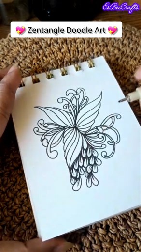 Zentangle Doodle Art for Beginners #arttutorial #art #zen #aesthetic #doodle #shorts #easy #artist