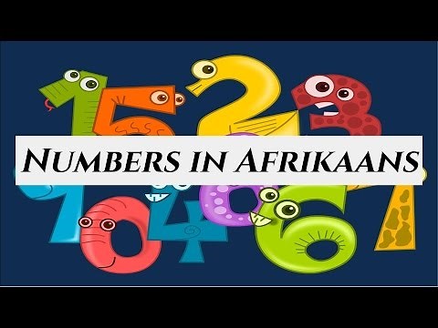 Numbers in Afrikaans