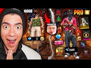 I GAVE 60,000 DIAMONDS TO A FREE FIRE SUBSCRIBER'S LITTLE BROTHER, AND HE STARTS CRYING | TheDonato