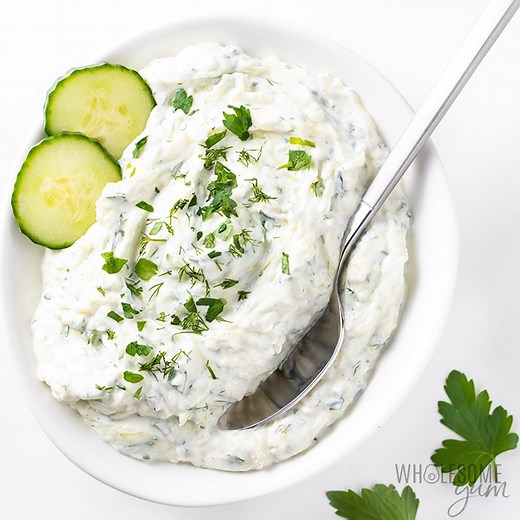 Tzatziki Sauce Recipe - Wholesome Yum