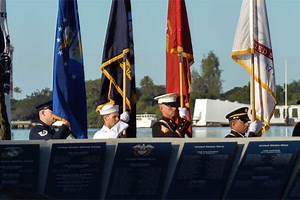 Pearl Harbor Colors Ceremony Goes Green for Earth Day