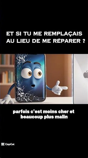Et si tu me remplaçais au lieu de me réparer ?#vieprivee #securite #iPhone #Android