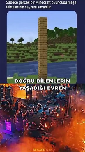 bakalım kimler gerçek minecraft gurmesi #minecraft