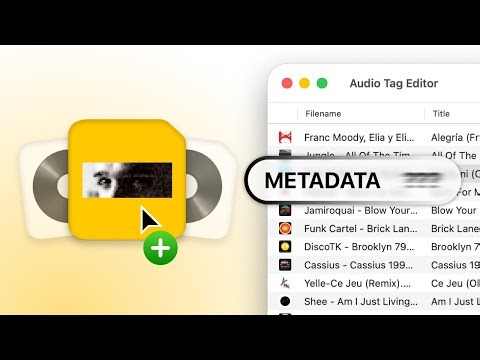 How to ADD METADATA and AUDIO TAGS to MP3/WAV on Mac?