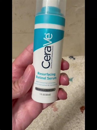 CeraVe Resurfacing Retinol Serum For Post Acne Marks, Formulated With Licorice Root Extract & Niacin