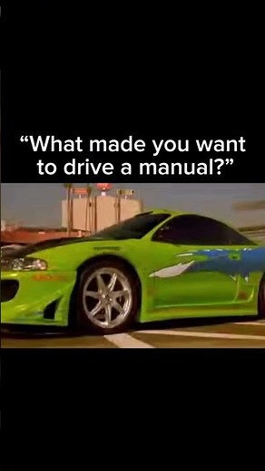 This Is Why We All Learned Manual Cars 😎🔥 | Fast & Furious