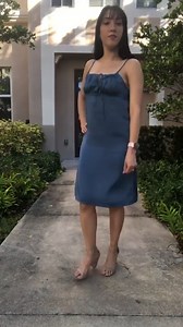 Watch Women Satin Sleepwear Boat Neck Mini Slip Sexy Nightgown on Amazon Live