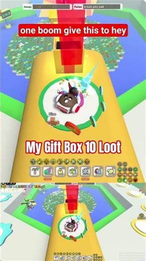 Gift Box 10 Loot Rewards 🐝 Bee Swarm Simulator #roblox #gaming