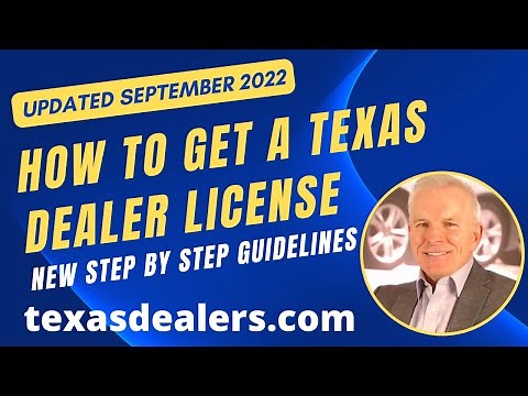 Texas Dealer License Steps-New September 2022 Requirements- Learn About Brand New Regulations-TxDMV