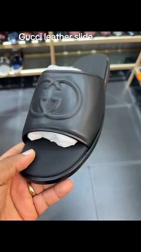 Luxury Gucci Men's Slide Sandal Available Now!