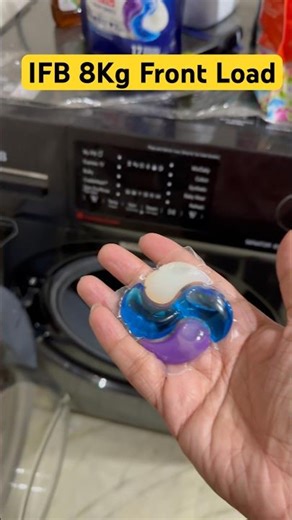 Washing Clothes in 8kg IFB Front Load Washing Machine