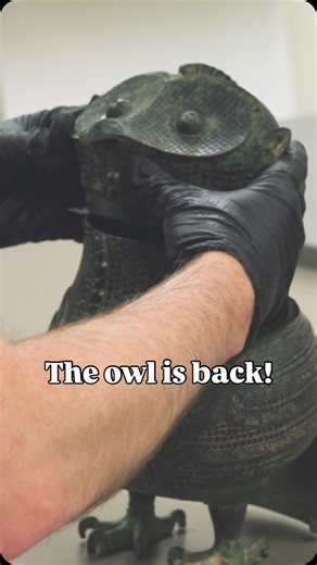 Minneapolis Institute of Art on Instagram: "The 3,200-year-old Chinese owl-shaped wine vessel is back on view after restoration. Watch as staff unpack and reassemble it. See it in the lobby through the end of the month. Generous support for the restoration was provided by the Bank of America Art Conservation Project and The Sumitomo Foundation."