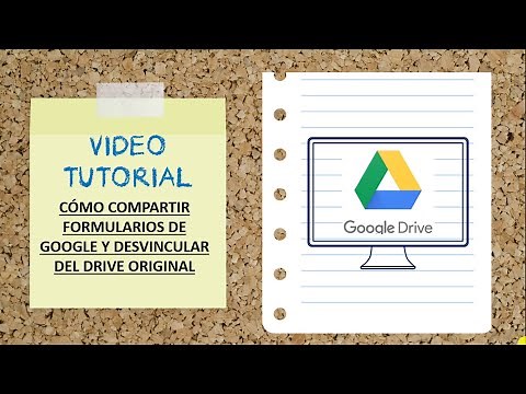 TUTORIAL ¿Cómo compartir y desvincular un formulario de google? *Actualizado*