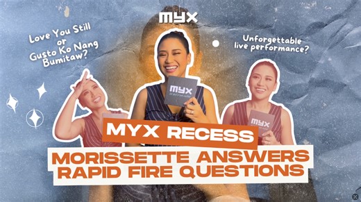 Morissette turns up the fun on #MYXRecess! 🔥 Before her “Ember” concert, she answers rapid-fire questions and gives us a glimpse of her playful side! 🎥 Now streaming on MYX Global’s YouTube. Link in the comments 🔗 #MYX #GENMYX #Morissette | MYX Global
