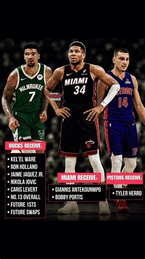 NBA SHOCKER: Mega 3-Team Trade for Giannis?! #basketball #nba #giannis