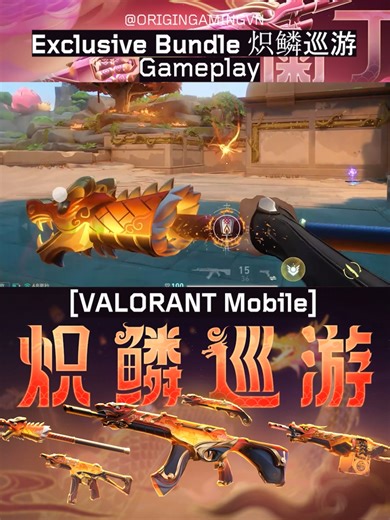 [VALORANT Mobile] New Exclusive Bundle 炽鳞巡游 Gameplay _____ @valorant.vietnam #valorantcreatorrush #valorant #valorantvn #valorantmobile #valorantskins