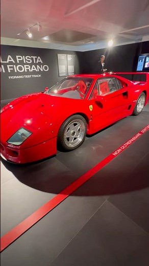 Ferrari F40 Looks Unreal! The Legendary Twin-Turbo Icon Still Rules 😍🔥 #FerrariF40