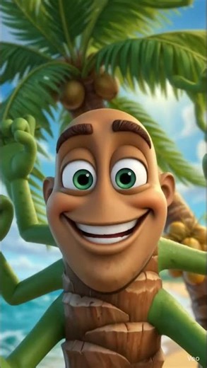 The Talking Coconut Tree | Pixar-Style AI Animation 🌴🥥