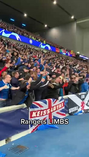 Rangers LIMBS: Memorable Champions League Goal Celebration