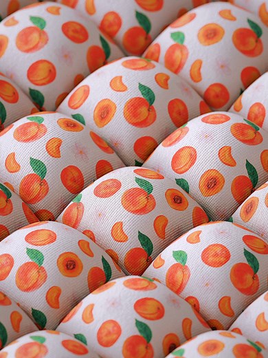 Belly Inflation Animation with Peach Texture