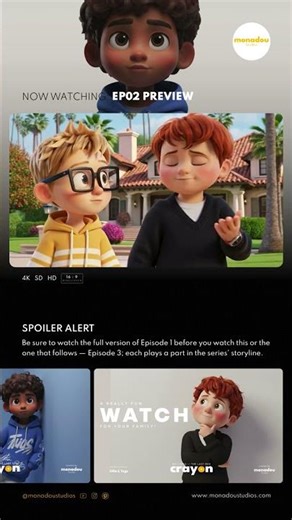 THE LAST RED CRAYON | EP02 — Preview #animatedcartoon