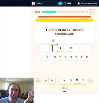 Tagline! A new word game! (6 Aug 26)