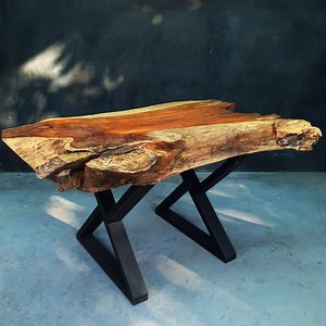 DIY and Crafts Stunning Table Integration For Wood Log and Metal | Woodworking Tools TV