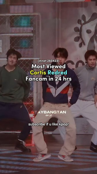 Most viewed Cortis Redred fancam in 24 hours #cortis #redred #staybangtan