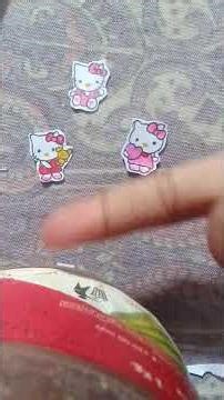 hello kiti sticker making