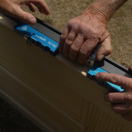 Dan's Essential Hinge Jig is available from Benchdogs. 🔗 https://benchdogs.co.uk Dan Cox has designed a hinge jig that answers the shortcomings of existing hinge jigs. • Clamps to the door and is non-marking. • Open aperture to eliminate the need to plunge. • Fully configurable for 3 or 4-inch hinges and taller doors. • Ideal for fire doors with the 100mm spacer block. • All parts are replaceable through the UK manufacturer. • Portable in its own carry tube. Roofing Square Dan has also created 