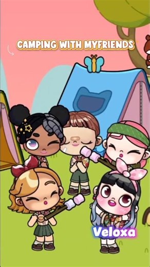 CAMPING WITH MY FRIENDS | AVATAR WORLD #fypdongggggggg #camping #trending #brookhave #myfriend