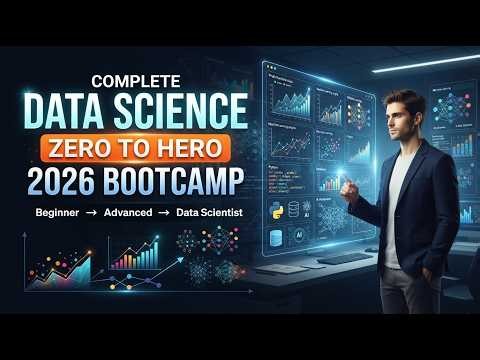 Data Science Full Course 2026 | From Zero to Hero | Complete Data Science Bootcamp
