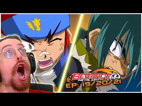 THE MATCH WE'VE ALL BEEN WAITING FOR! - BEYBLADE METAL MASTERS EPISODES 19, 20, 21 REACTION FR