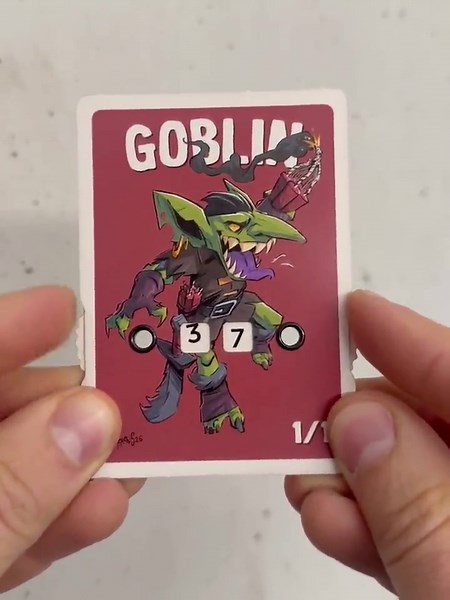 AMSTERDAM SPECIAL Goblin Token Counter With Number Display, Art by Nekr0ns – Magic the Gathering - Etsy