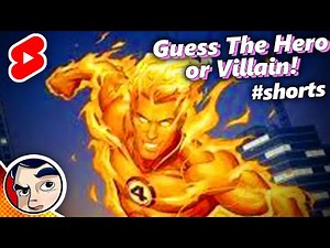 Can Benny Guess Human Torch in 45 Seconds? #shorts | Comicstorian