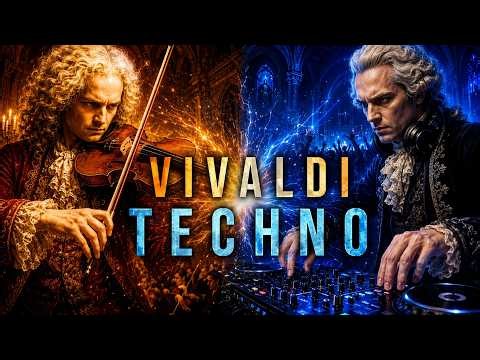 Classical Violin Techno Mix for Night Work and Hypnotic Creative Flow