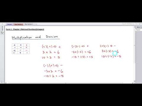KSSM Form 1 Chapter 1 Rational Numbers (Integers)