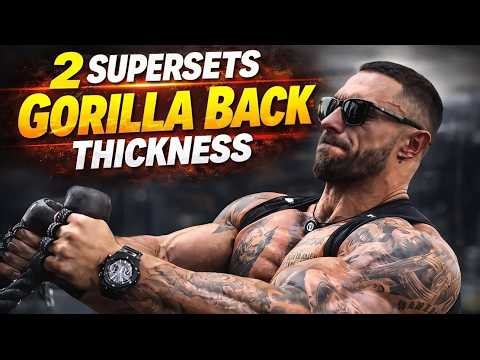 Back Looking Flat? Do This Superset Workout For Thick Back And Huge Biceps Gains!