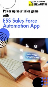 Never miss an order. Never miss a beat.  From order booking to closure, the ESS SFA App keeps your sales day easy, organized, and on track. ✅ Follow-ups? Handled. ✅ Order tracking? Effortless. ✅ Reporting? Just a tap away. Sell Smarter. From Anywhere. More Visibility. More Time. More Wins. #ESS #salesforceautomation #sfaapp #SmartSelling #SalesSuccess #saleslife #fieldsales #salestools #ProductivityBoost | ESS India | Facebook