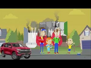 Caillou Lights Fireworks In The House/Grounded/4th of July Special