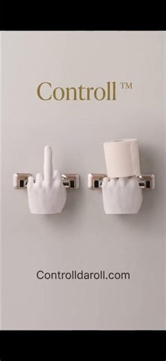 Controlldaroll #controll #toiletpaperholder #controlldaroll