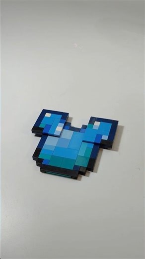 Diamond Chestplate - Lego Minecraft (tutorial) #lego #minecraft #minecraftbuilding #minecraftshorts