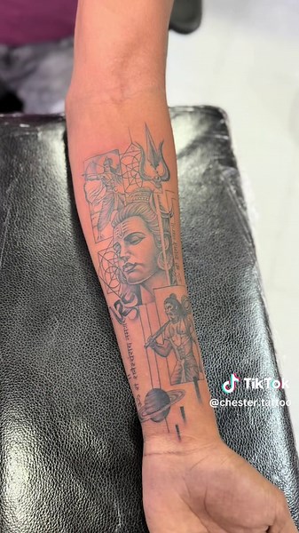 Hindu Mythology Tattoos by a Mauritian Artist