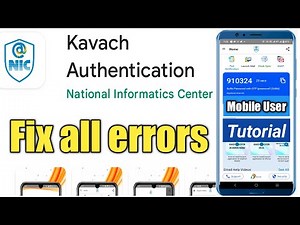 Mobile kavach authentication for gov mail | NIC Kavach Application for Android and iOS user