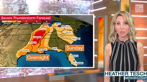 16 reactions | Severe weather is possible overnight and Sunday. Here's a closer look. The Weather Channel | Heather Tesch | Facebook